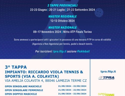 La nuova stagione sportiva 2024-2025 partirà col Pickleball